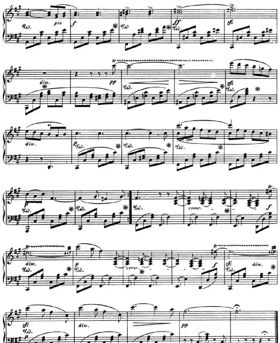 门德尔松无词歌Op.30(NO.6)