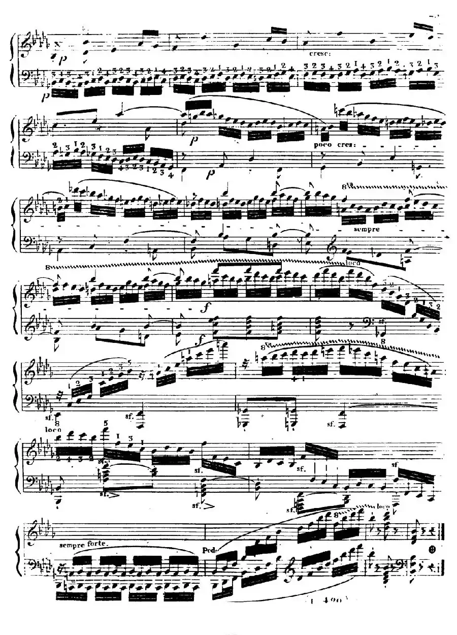 24 Exercices et Preludes Op.21(24首前奏练习曲·16)