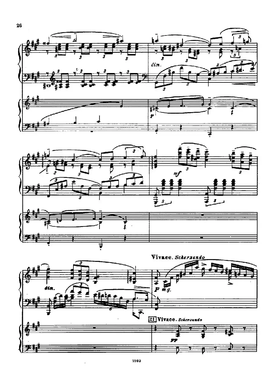 升f小调第一钢琴协奏曲 Op.1(双钢琴版)