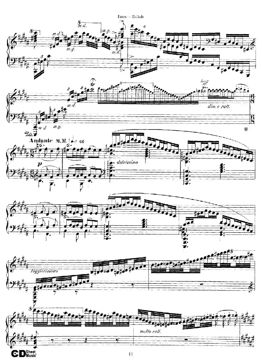 Ballade Op.19(叙事曲)