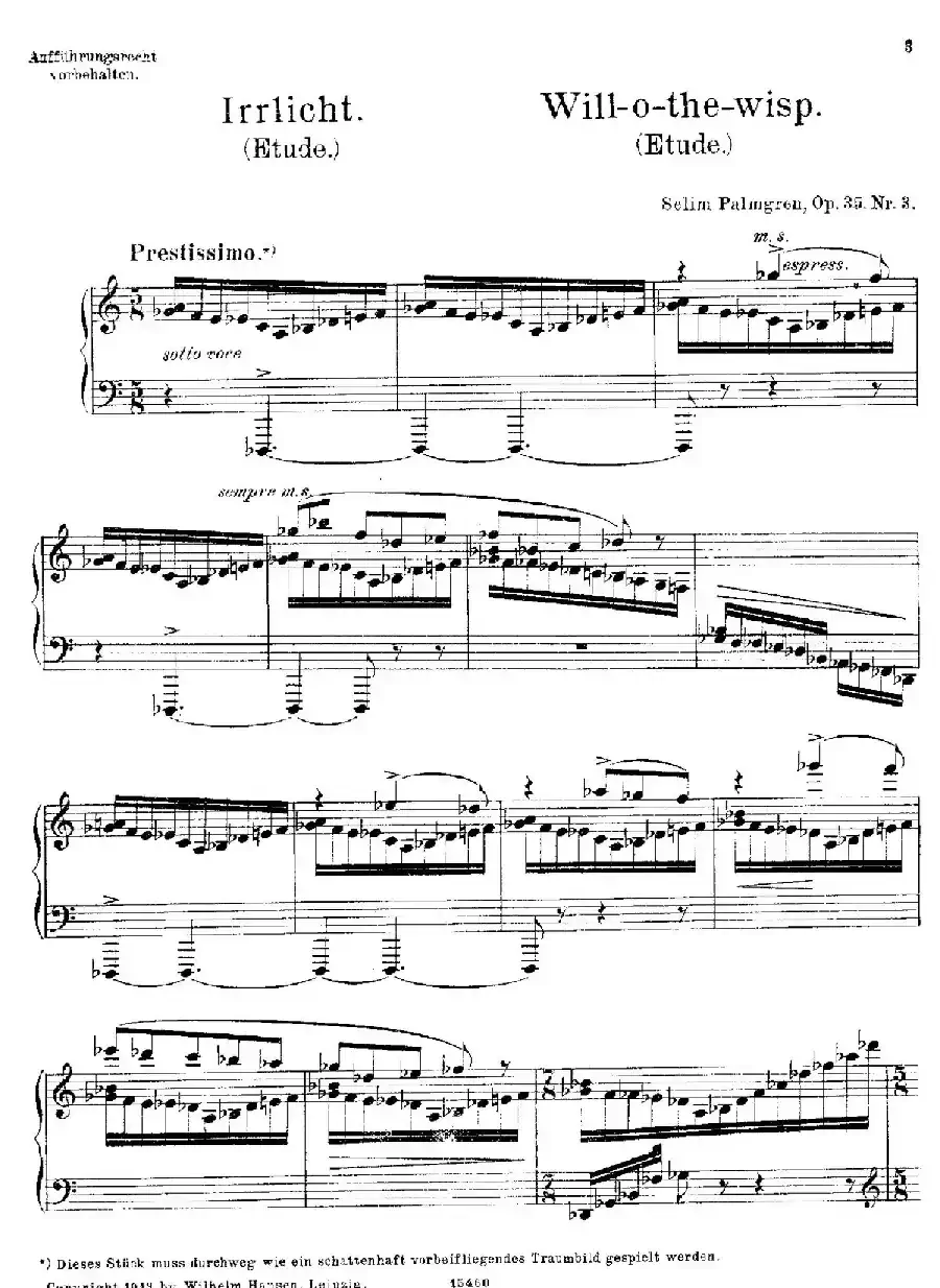 4 Sketches Op.35(4首素描·3)