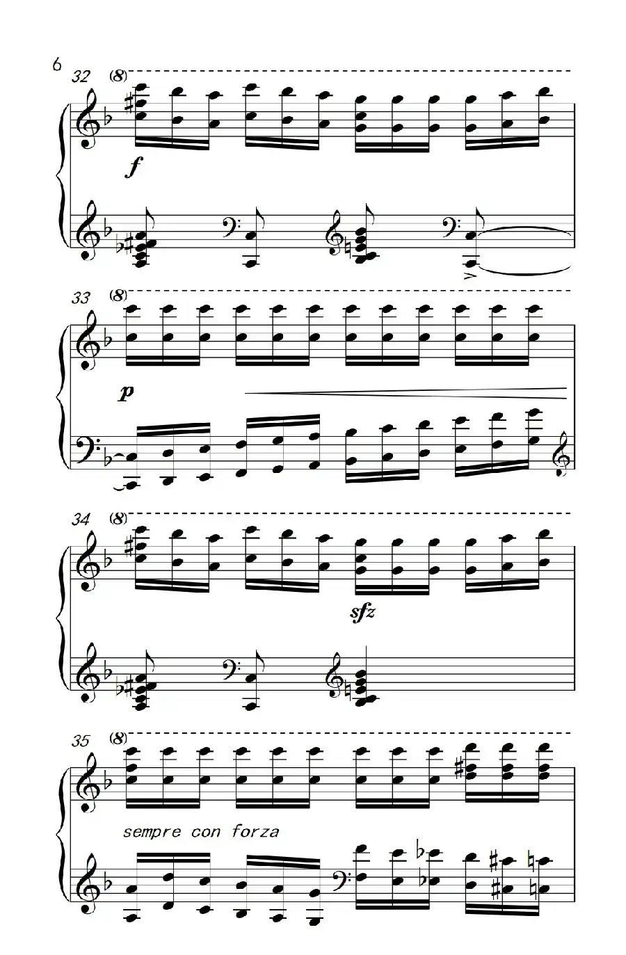 莫什科夫斯基 钢琴练习曲(第九首)