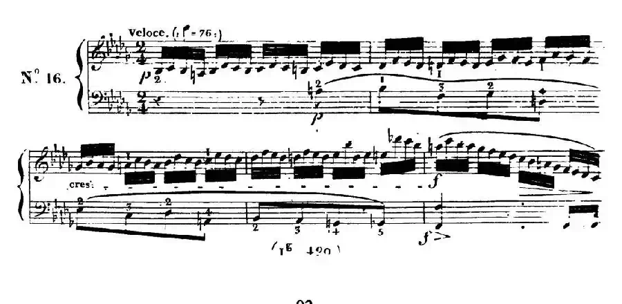 24 Exercices et Preludes Op.21(24首前奏练习曲·16)