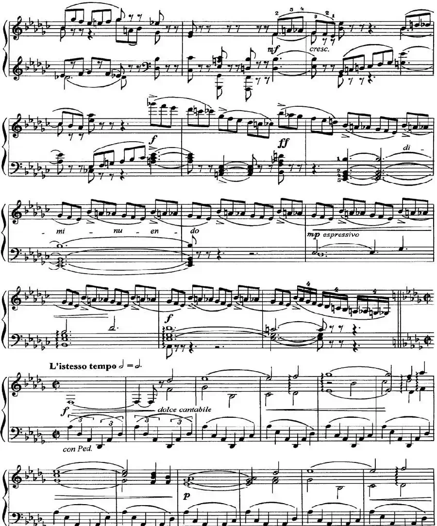 柴可夫斯基18首钢琴小品Op.72(10.Scherzo-fantaisie)