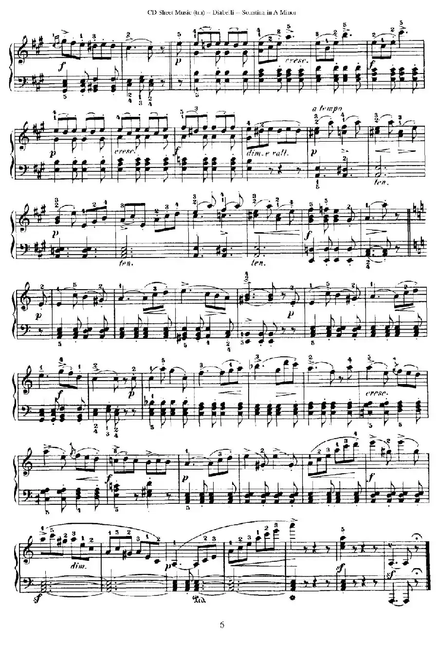 7 Piano Sonatinas Op.168(7首钢琴小奏鸣曲 No.7)