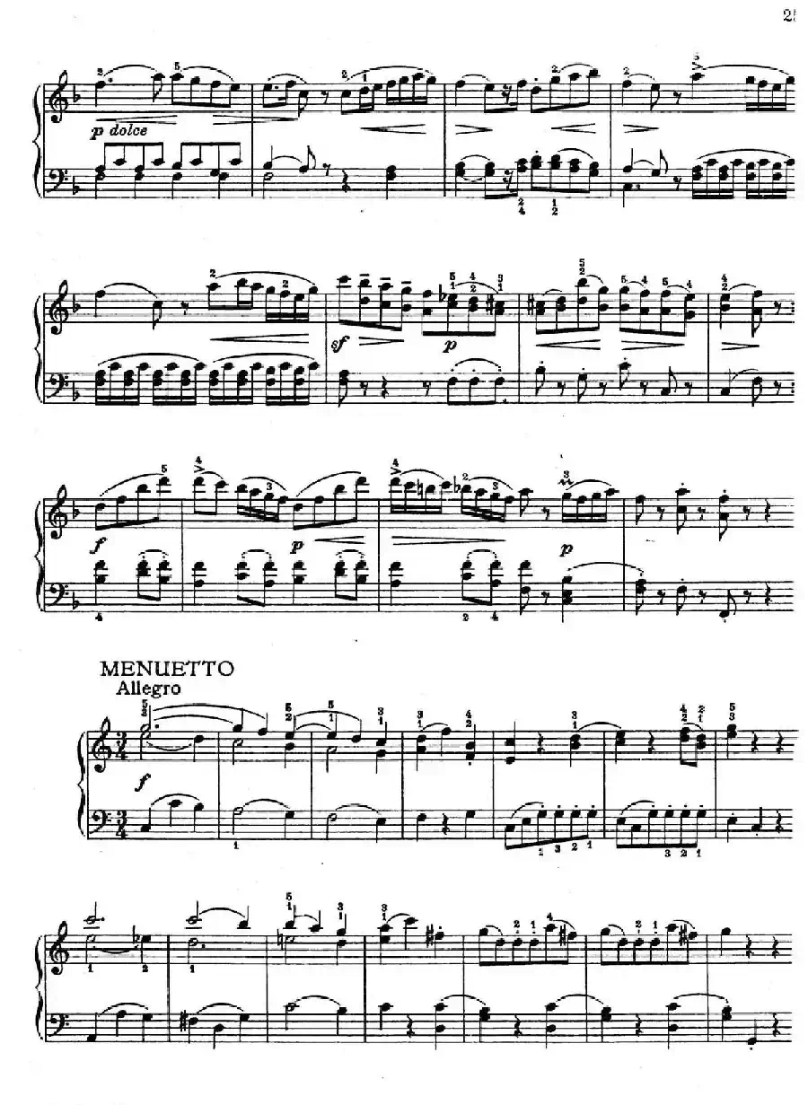 6 Viennese Sonatinas K.439b(6首维也纳小奏鸣曲·Ⅴ)