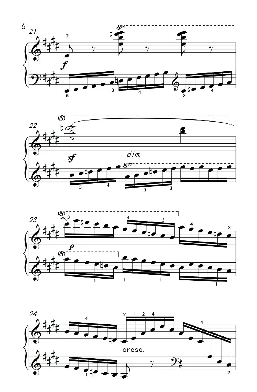 第七级3.练习曲(中央音乐学院 钢琴(业余)考级教程 7-9级)