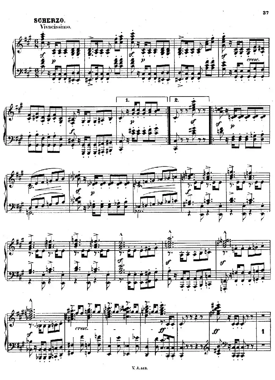 升c小调第一钢琴奏鸣曲(Op.6)