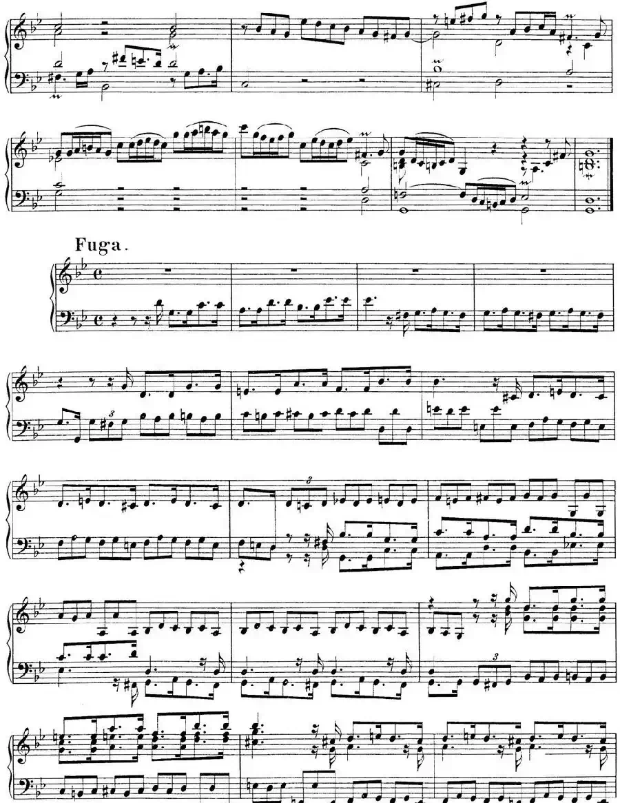 Toccata BWV 915(7首托卡塔·No.6 g小调)