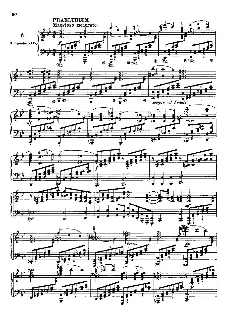 6 Preludes and Fugues Op.35(6首前奏曲与赋格·6)