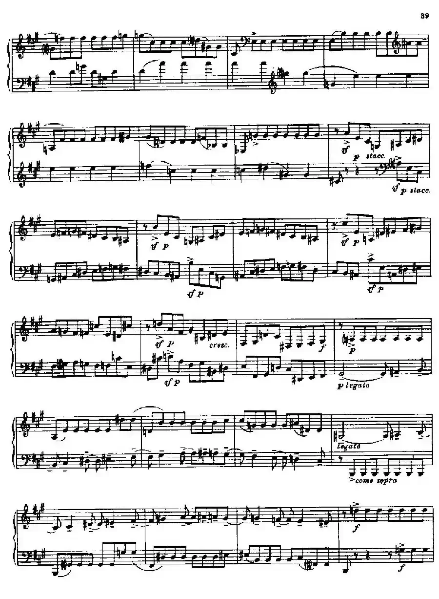 24 Preludes and Fugues Part.1 Op.45(24首前奏曲与赋格·第一部分·7)