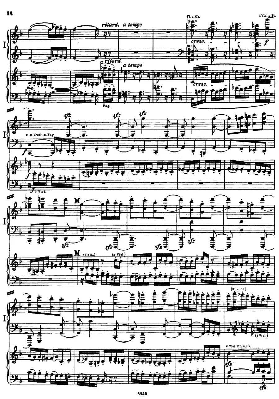 d小调第九交响曲 Op.125(双钢琴P13——22)