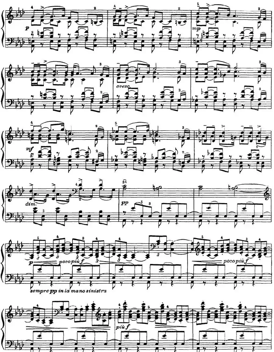 柴可夫斯基18首钢琴小品Op.72(2.Berceuse)
