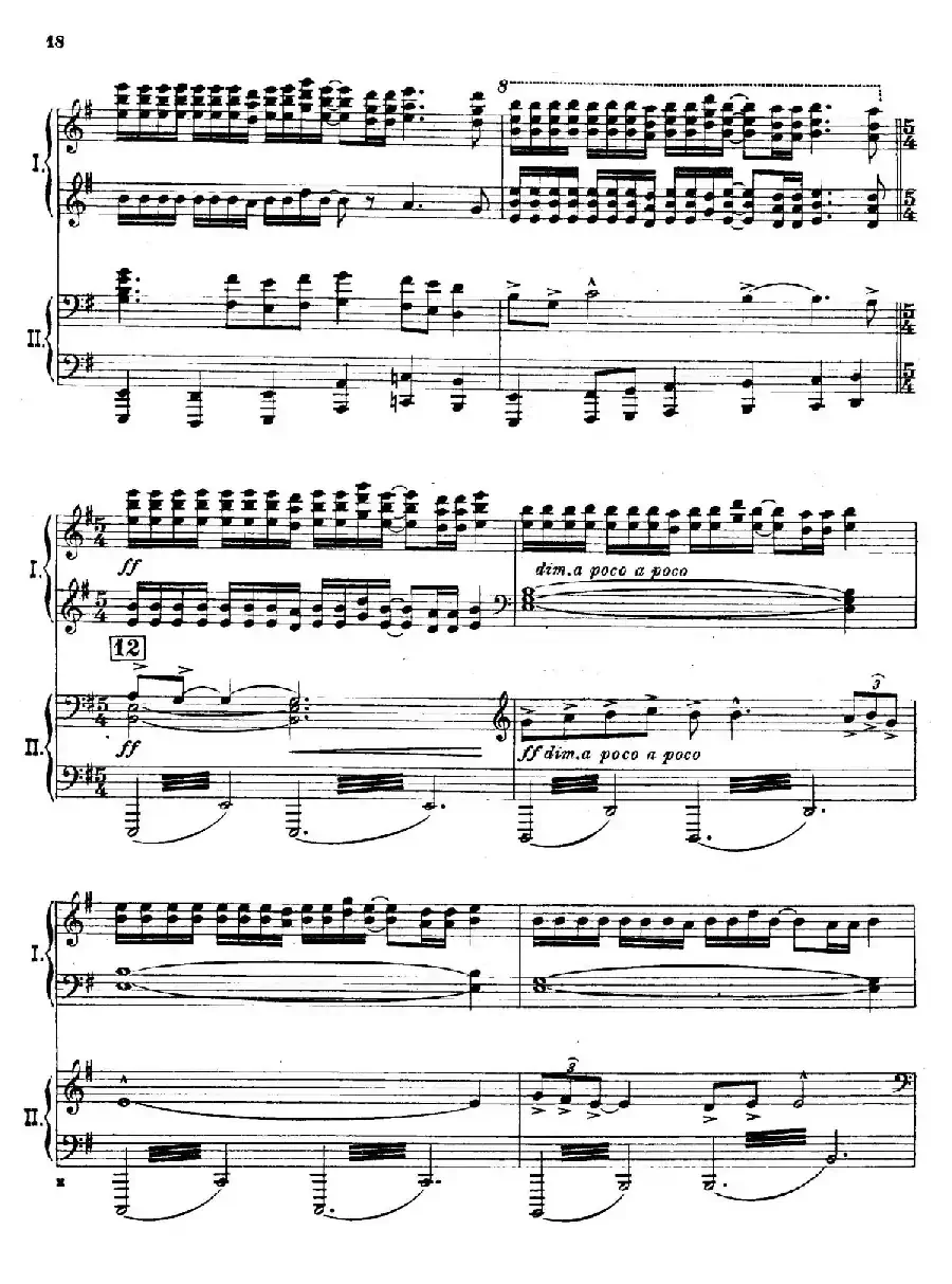 The Pines of Rome(交响诗《罗马的松树》·双钢琴)(第二部分:卡塔科巴墓地的松树)