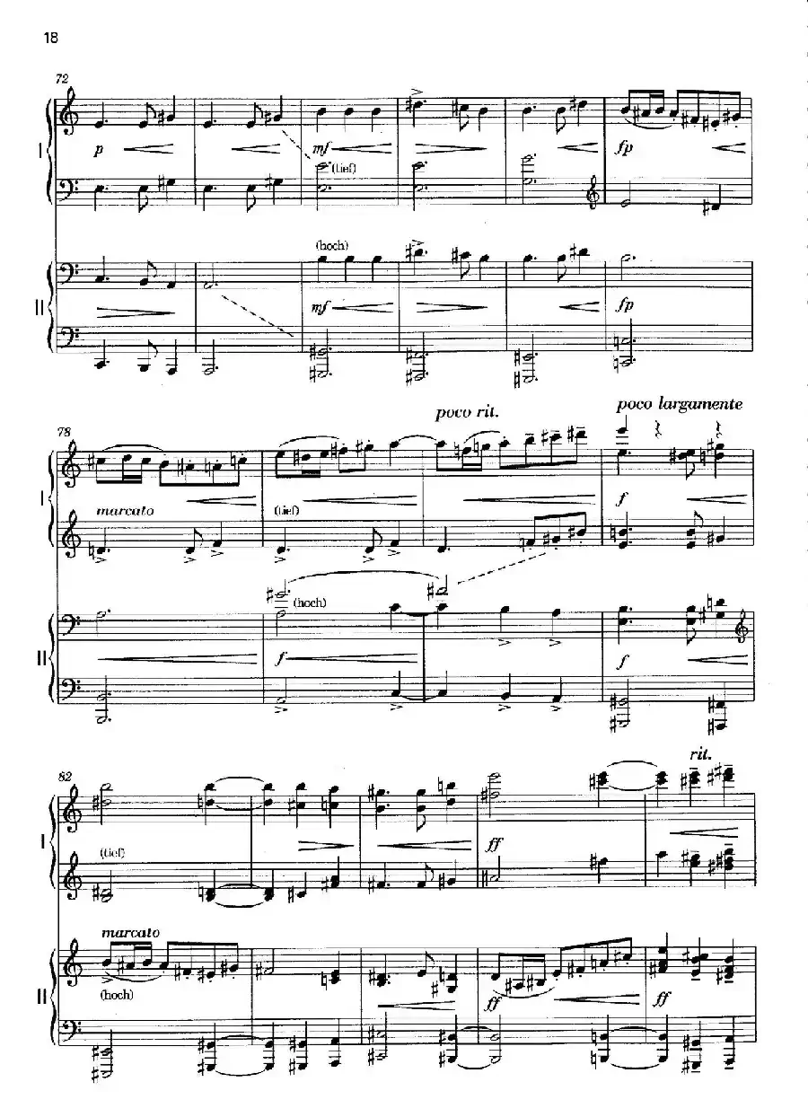 Vier Bagatellen Op.70(4首小品·Ⅱ·四手联弹)