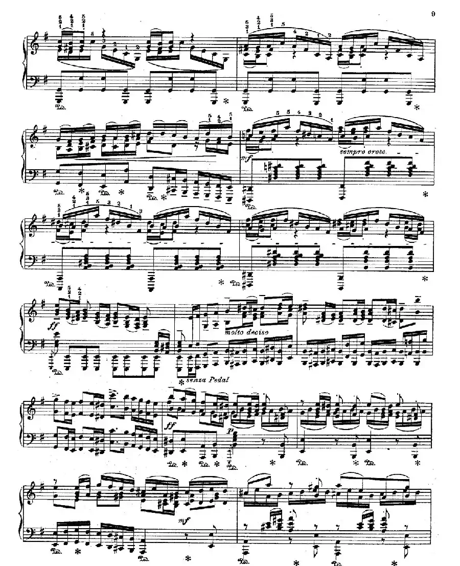 Brandenburg Concerto No.3 in G Major BWV.1048(G大调第三勃兰登堡协奏曲·钢琴独奏版)