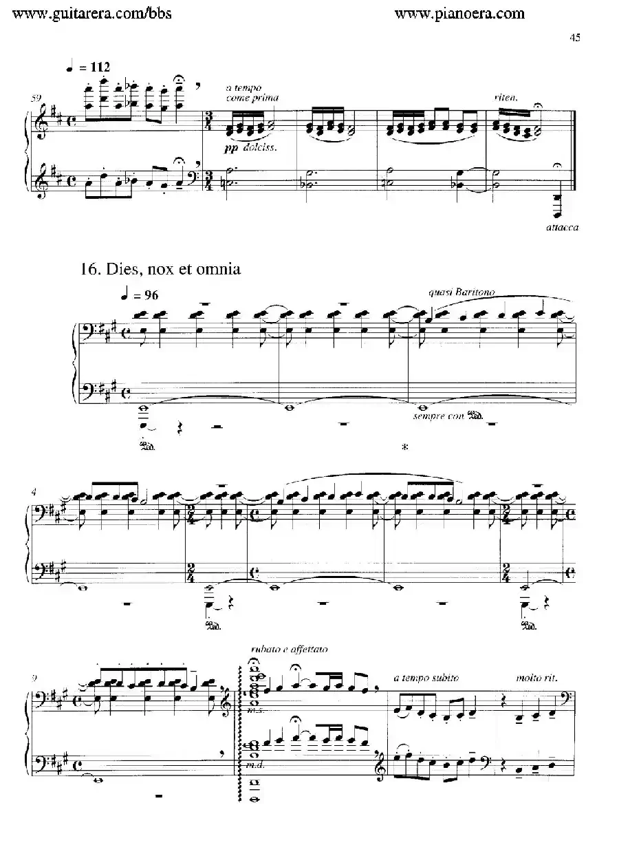 Carmina Burana(布兰诗歌)(清唱剧)