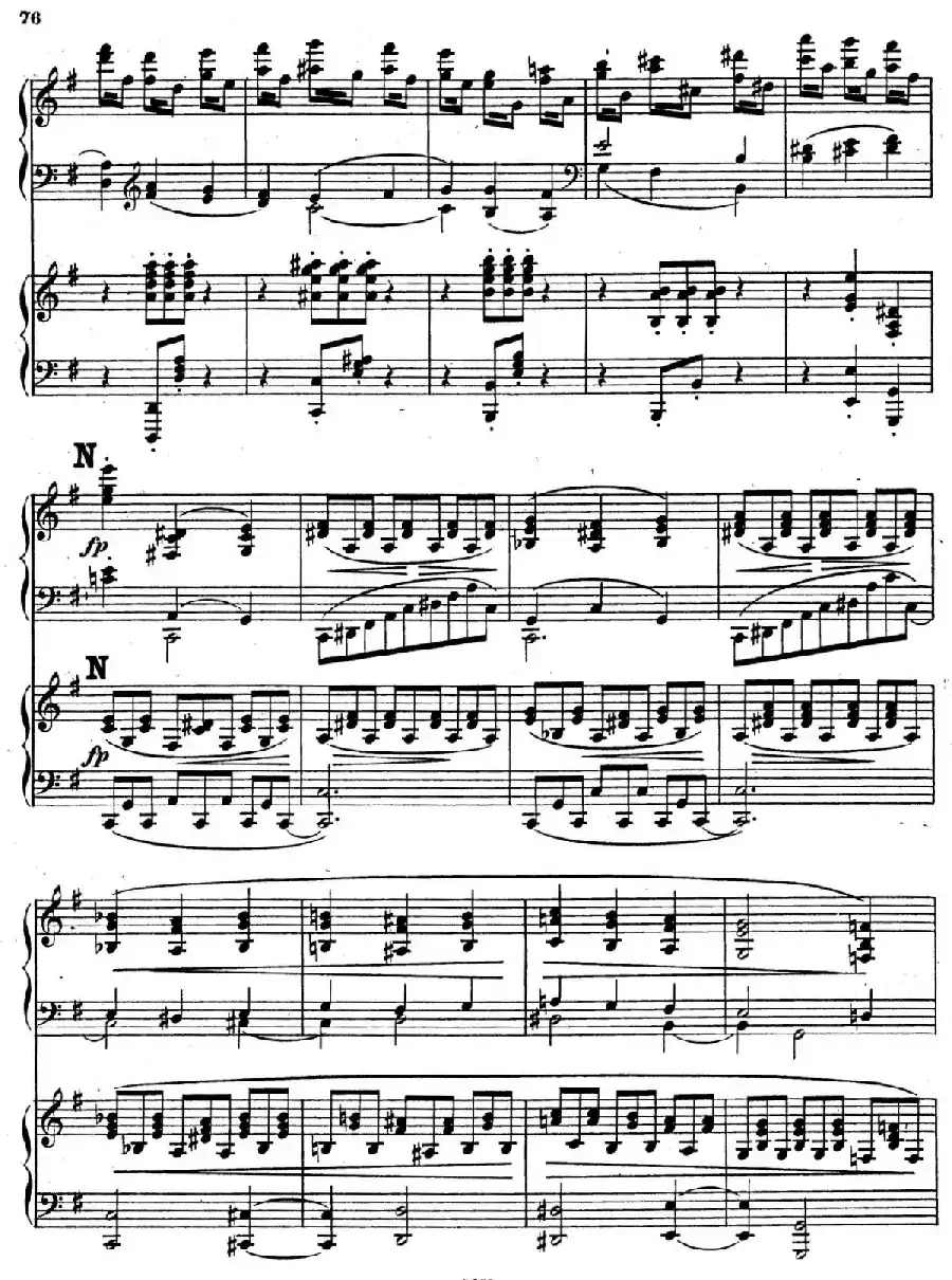 Symphony No.4 in e Minor Op.98(e小调第四交响曲·双钢琴)