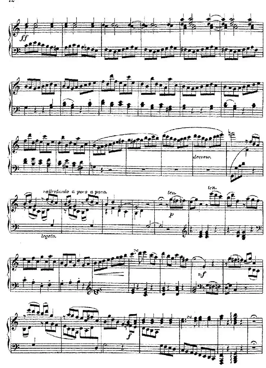 Piano Sonata No.4 in C Major Op.38(C大调第四钢琴奏鸣曲)