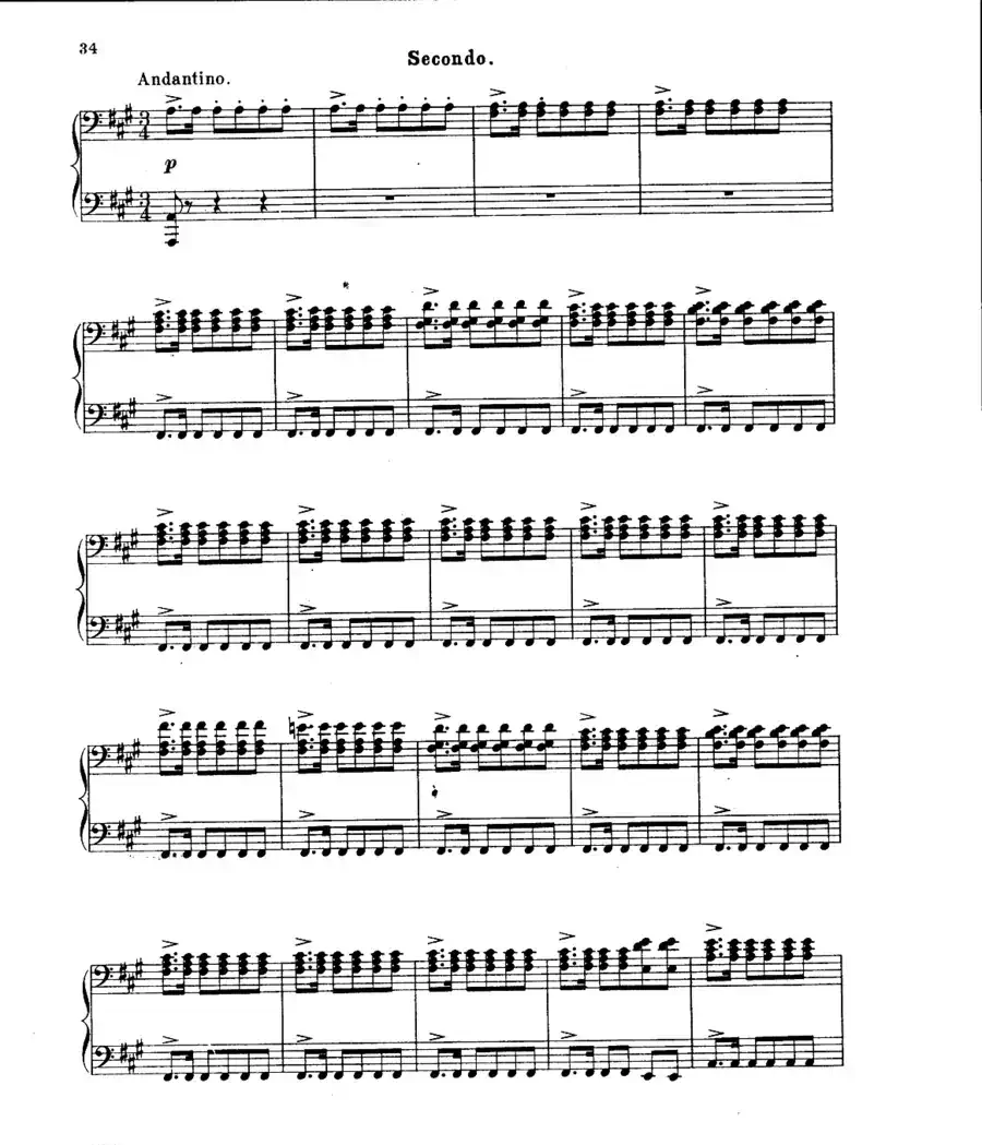 L'Arlesienne Suite No·2(阿莱城姑娘·第二组曲·四手联弹)