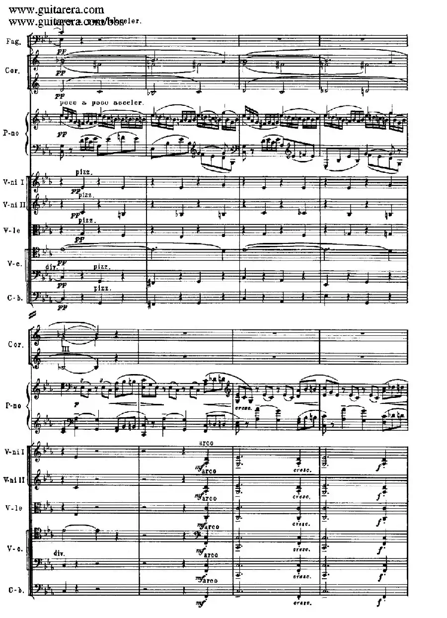 c小调第二钢琴协奏曲 Op.18(总谱·P37——45)