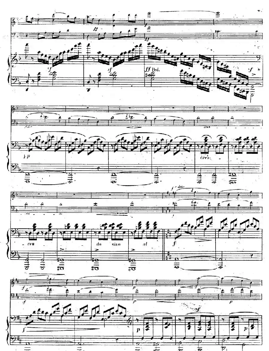 Piano Trio No.1 in d Minor Op.49(d小调第一钢琴三重奏·第四乐章)