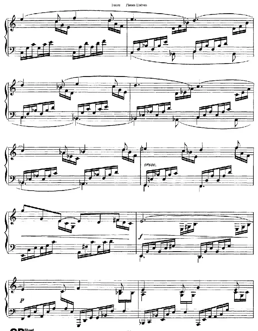 Pieces Breves Op.84(Ⅶ)