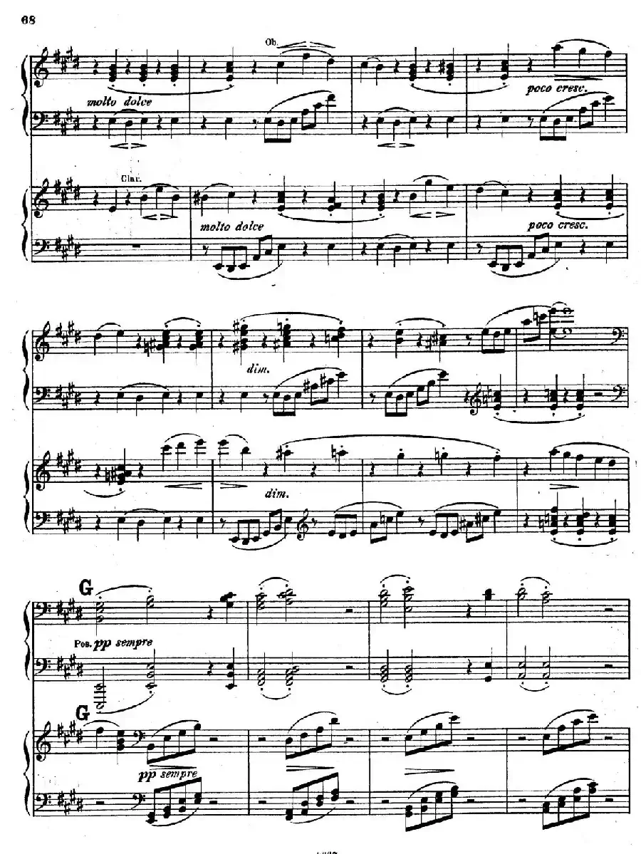 Symphony No.4 in e Minor Op.98(e小调第四交响曲·双钢琴)