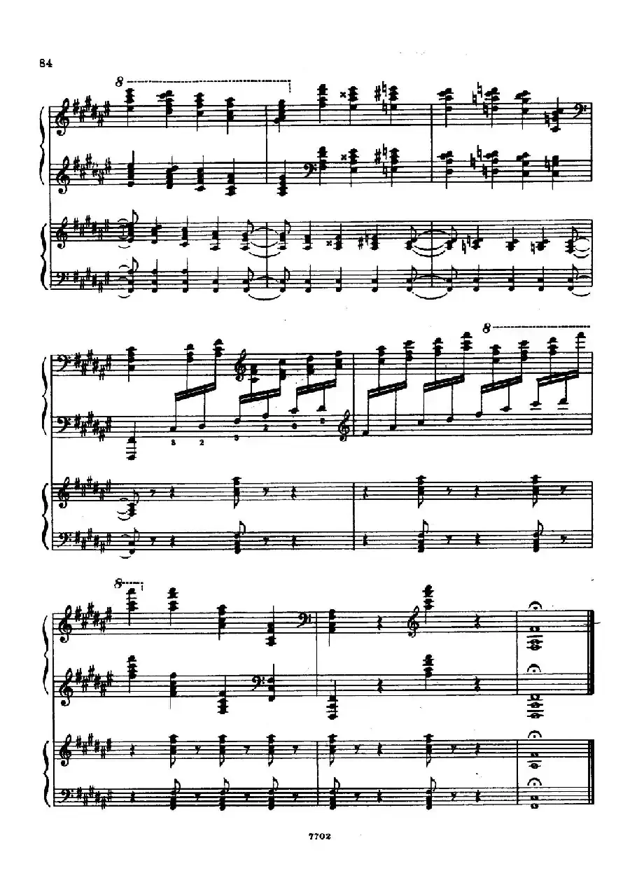 升f小调第一钢琴协奏曲 Op.1(双钢琴版)