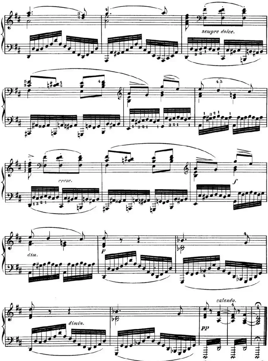 50首车尔尼Op.740钢琴手指灵巧技术练习曲(NO.12)