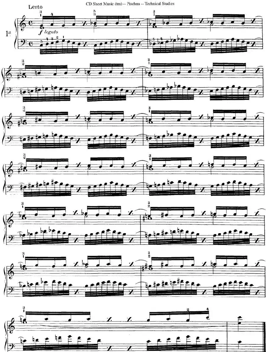 Technical Studies 60 Progressive Exercises (60首钢琴循序渐进练习曲 P1——10)