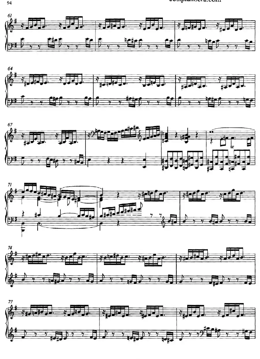 Prelude and Fugue in e Minor BWV 548(e小调前奏曲与赋格)