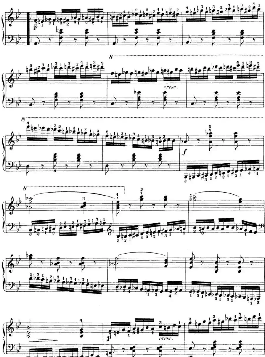 40首车尔尼Op.299钢琴快速练习曲(NO.31)