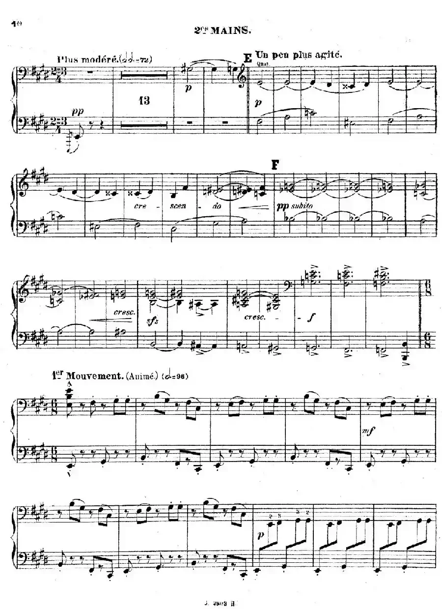 Symphony on a French Mountain Air Op.25(法国山歌交响曲·双钢琴·Ⅲ)