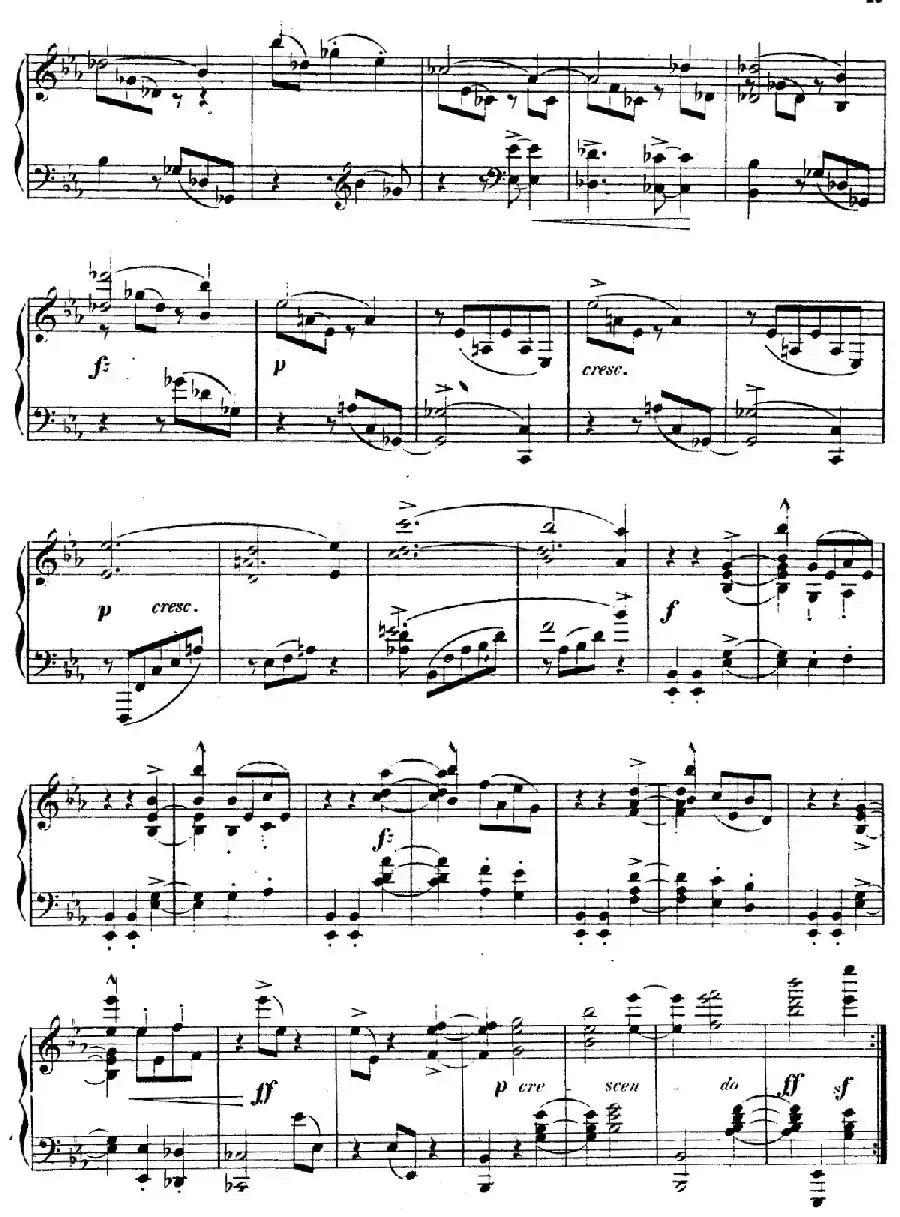 Waltzes Op.23(圆舞曲集·8、降E大调)