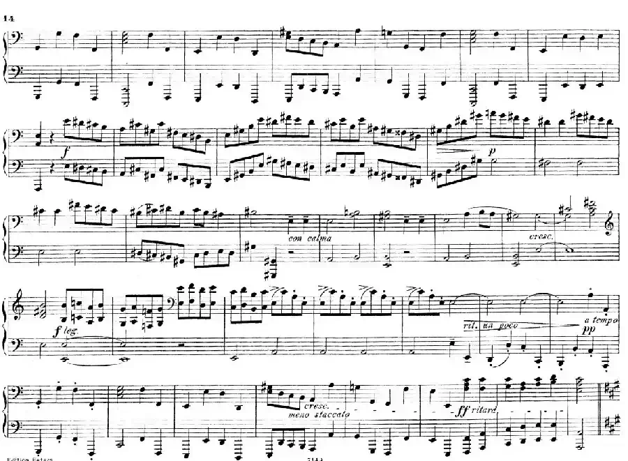 Deux Morceaux Pour Quatre Mains Op.43(2首四手联弹小品·2)