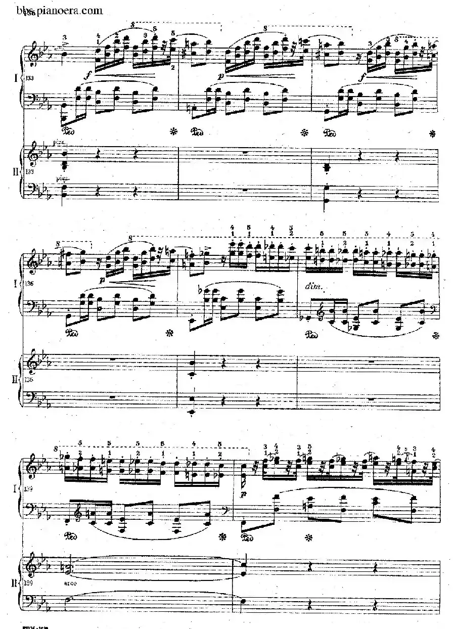 Grande Polonaise Brilliante Preceded by an Andante Spianato Op.22(平静的行板与华丽的波兰舞曲·双钢琴版)