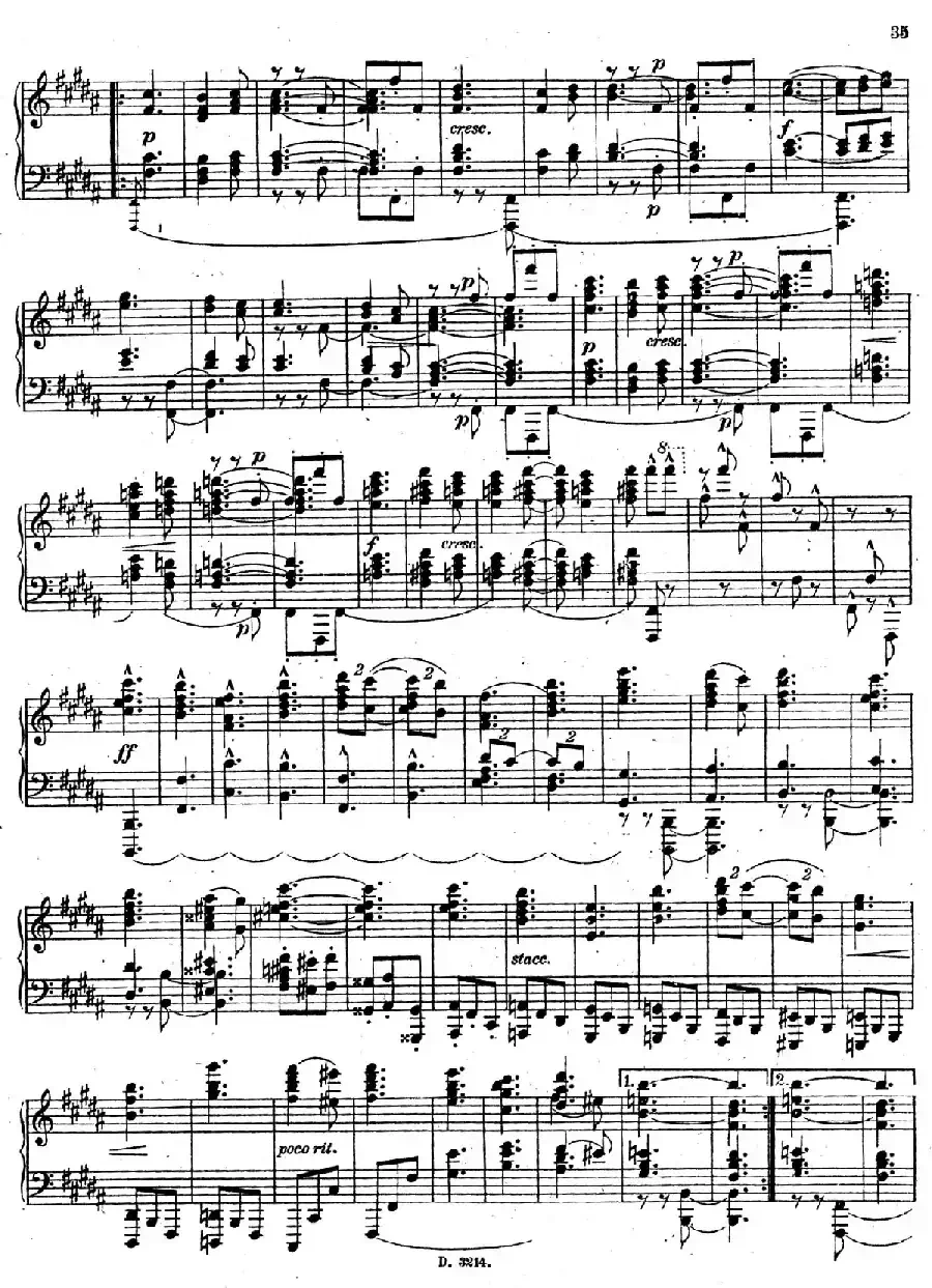 Four Pieces 4首小品 Op.2(Ⅳ)