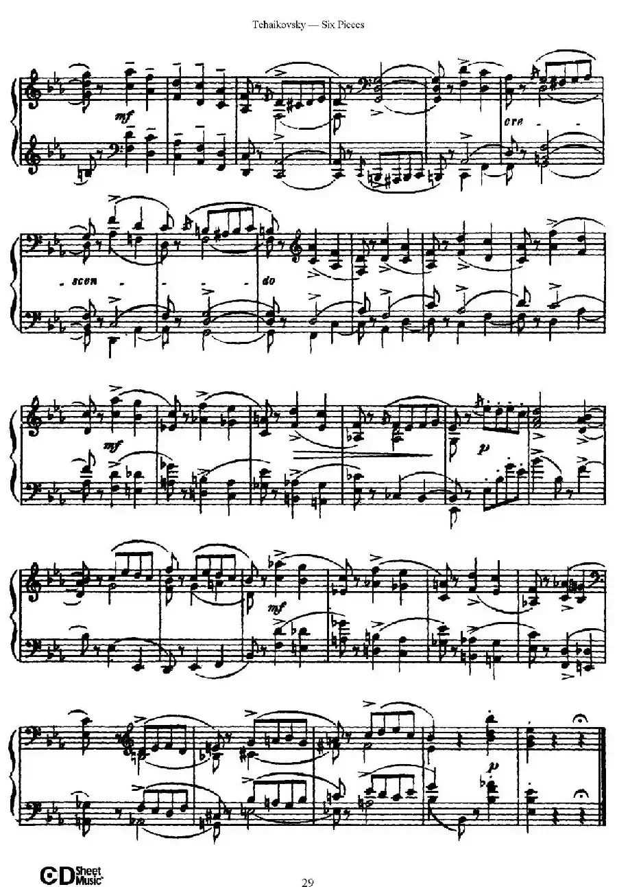 Six Pieces Op.51(6首小品·3)