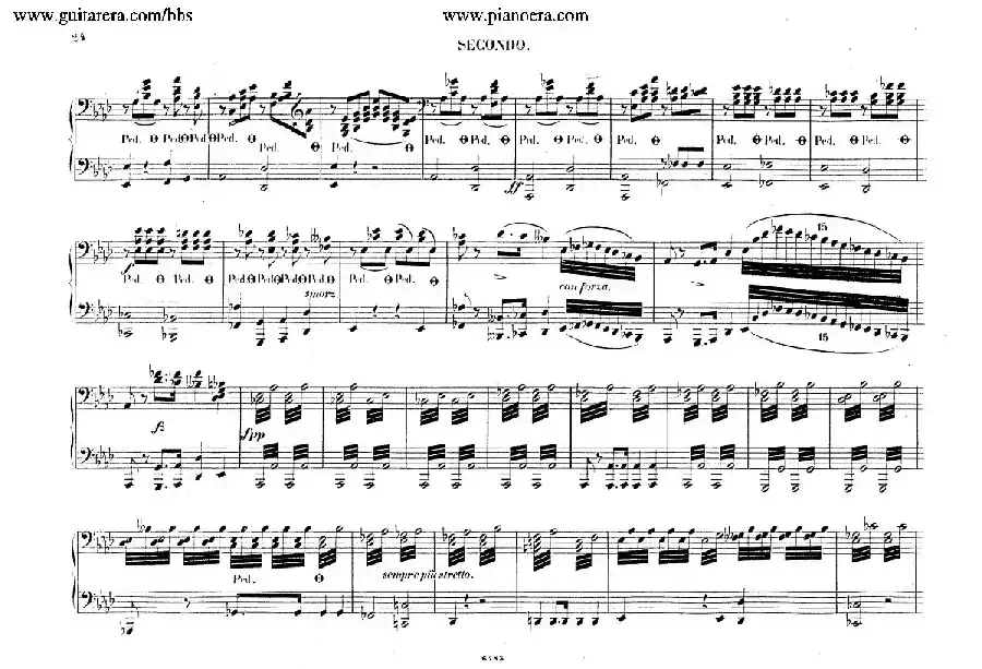Piano Concerto No.2 in f Minor Op.21(f小调第二钢琴协奏曲·四手联弹版)