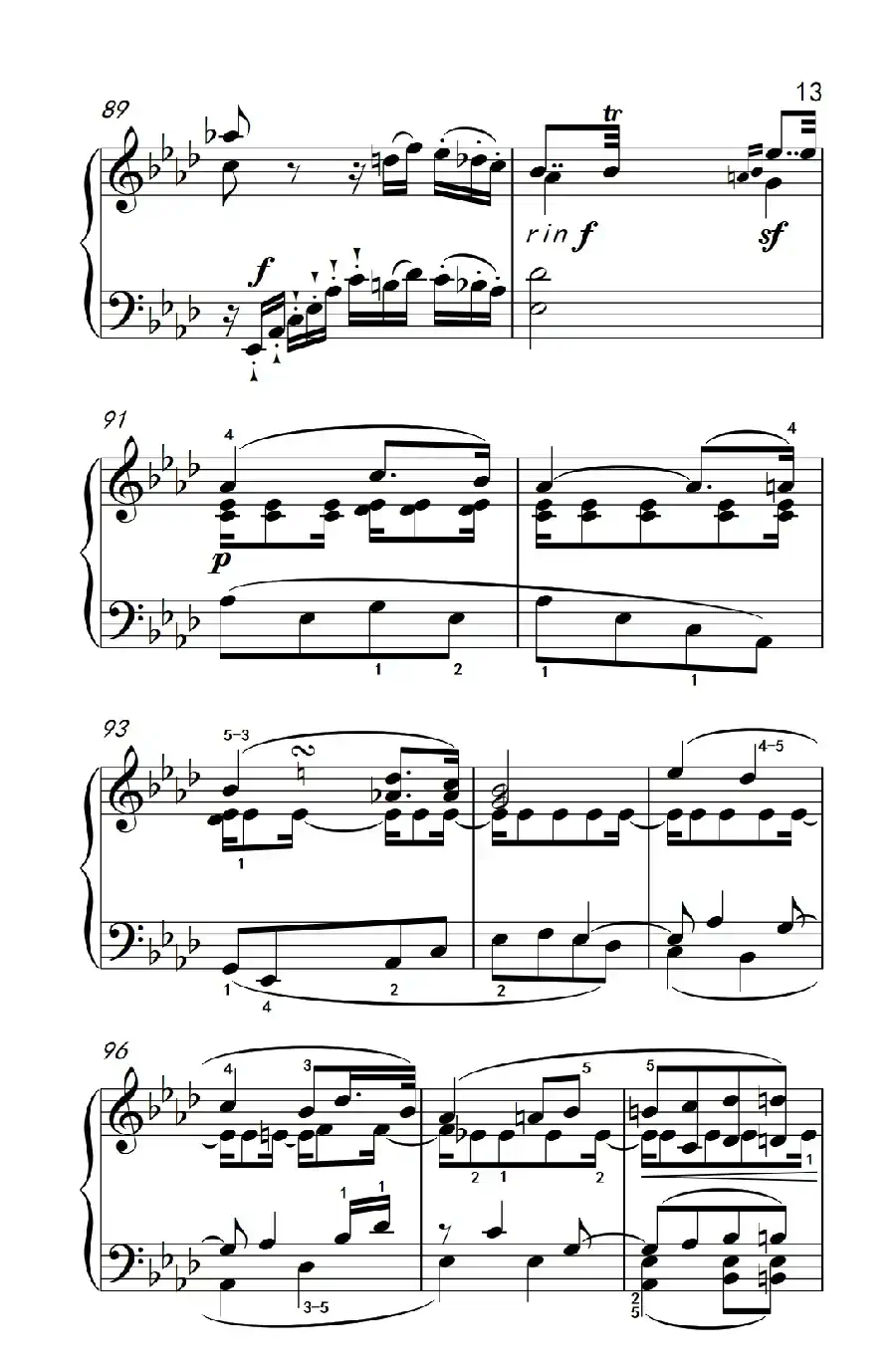 奏鸣曲 Opus 10 Nr.1 第二乐章(贝多芬奏鸣曲集 2)