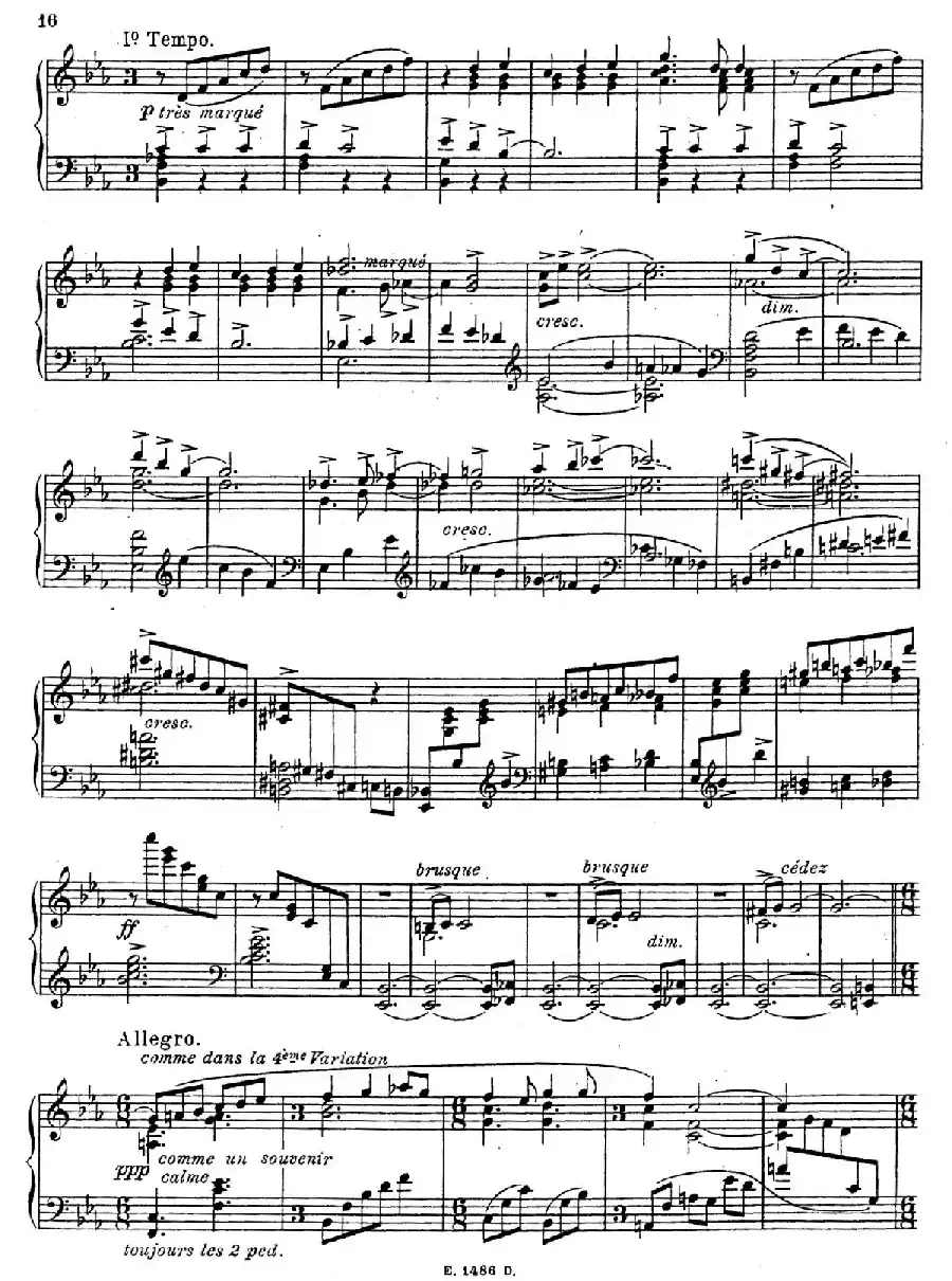 Sonate Romantique Op.3(浪漫奏鸣曲·Ⅱ)