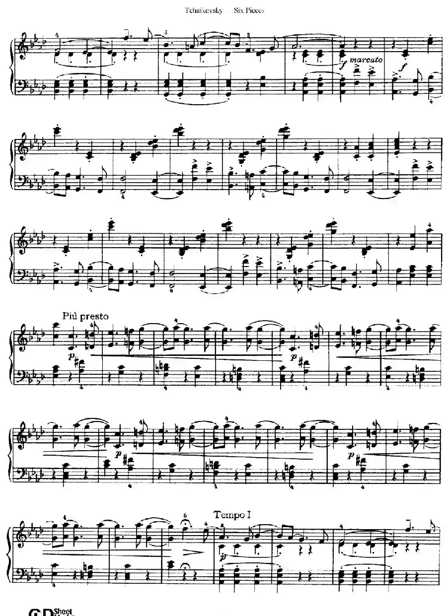 Six Pieces Op.51(6首小品·6)