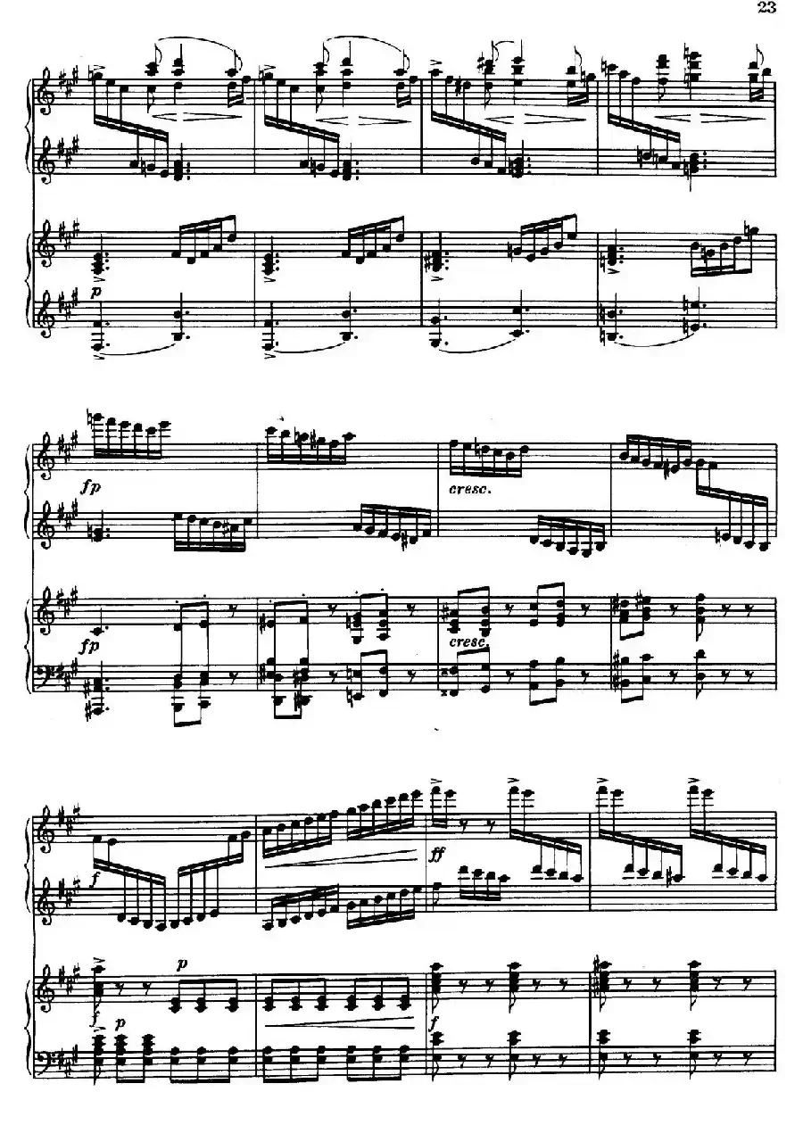 Introduction et Rondo Capriccioso Op.28(引子与随想回旋曲·双钢琴)