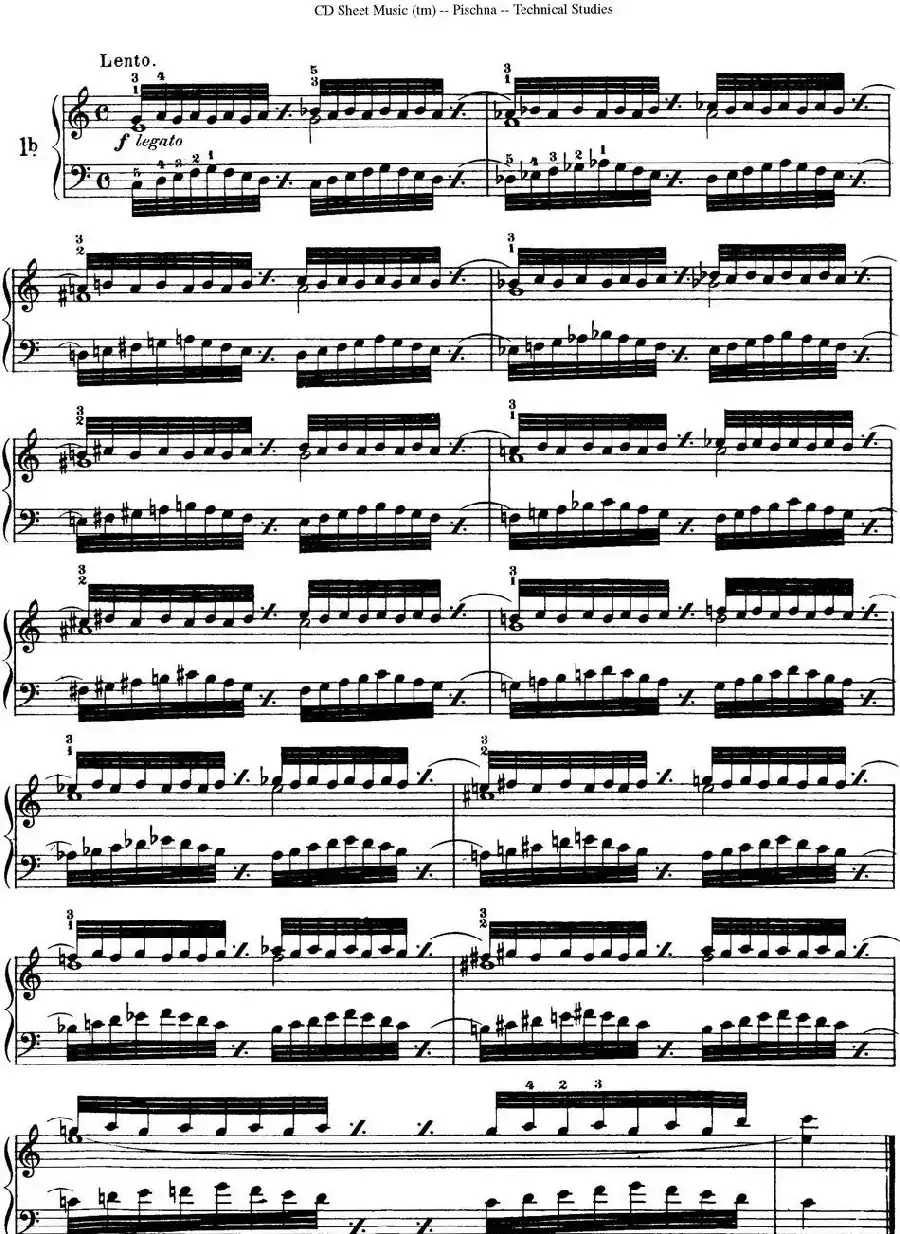 Technical Studies 60 Progressive Exercises (60首钢琴循序渐进练习曲 P1——10)