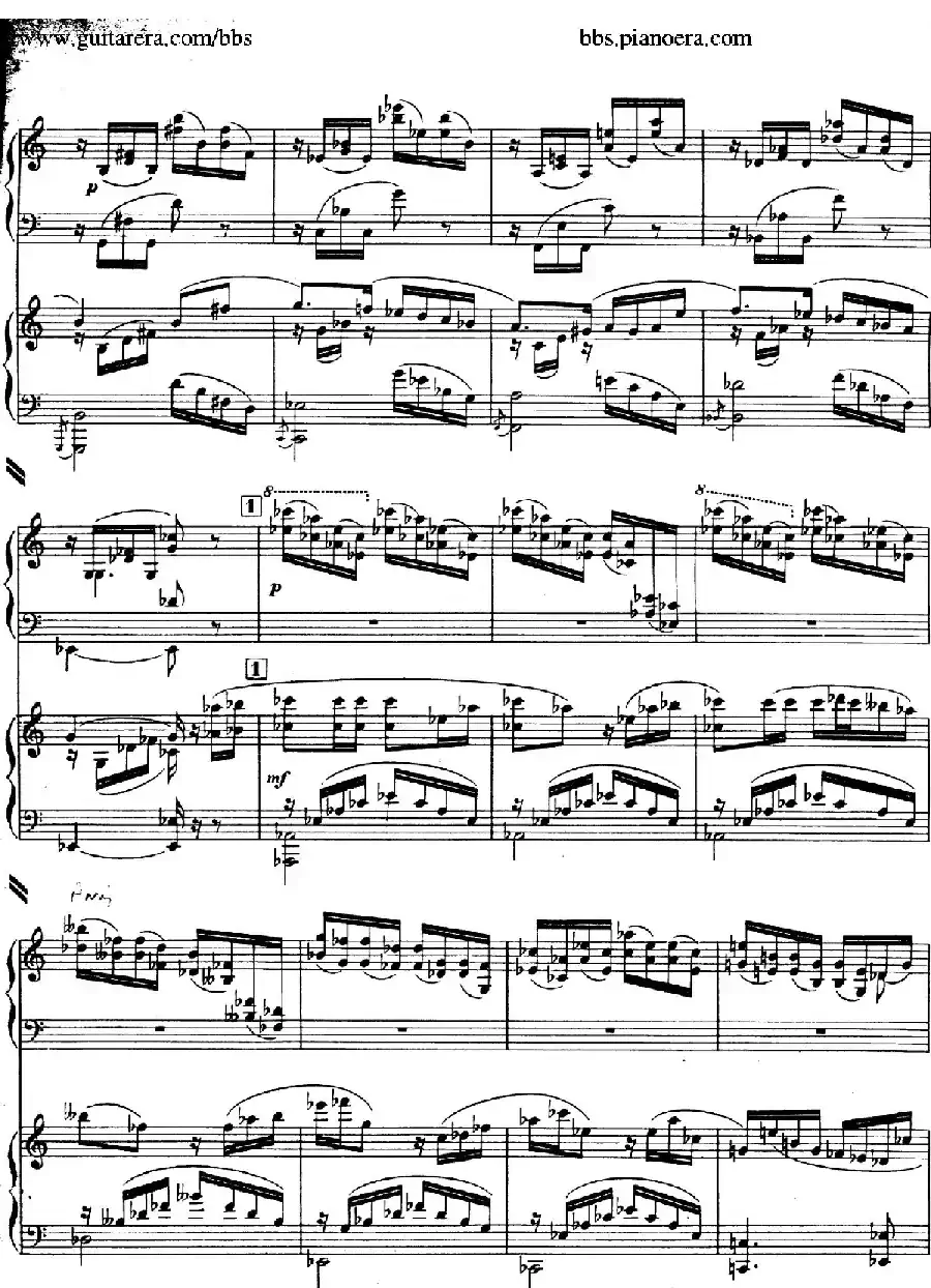 Piano Concerto in c-sharp Minor (升c小调钢琴协奏曲·第一乐章)