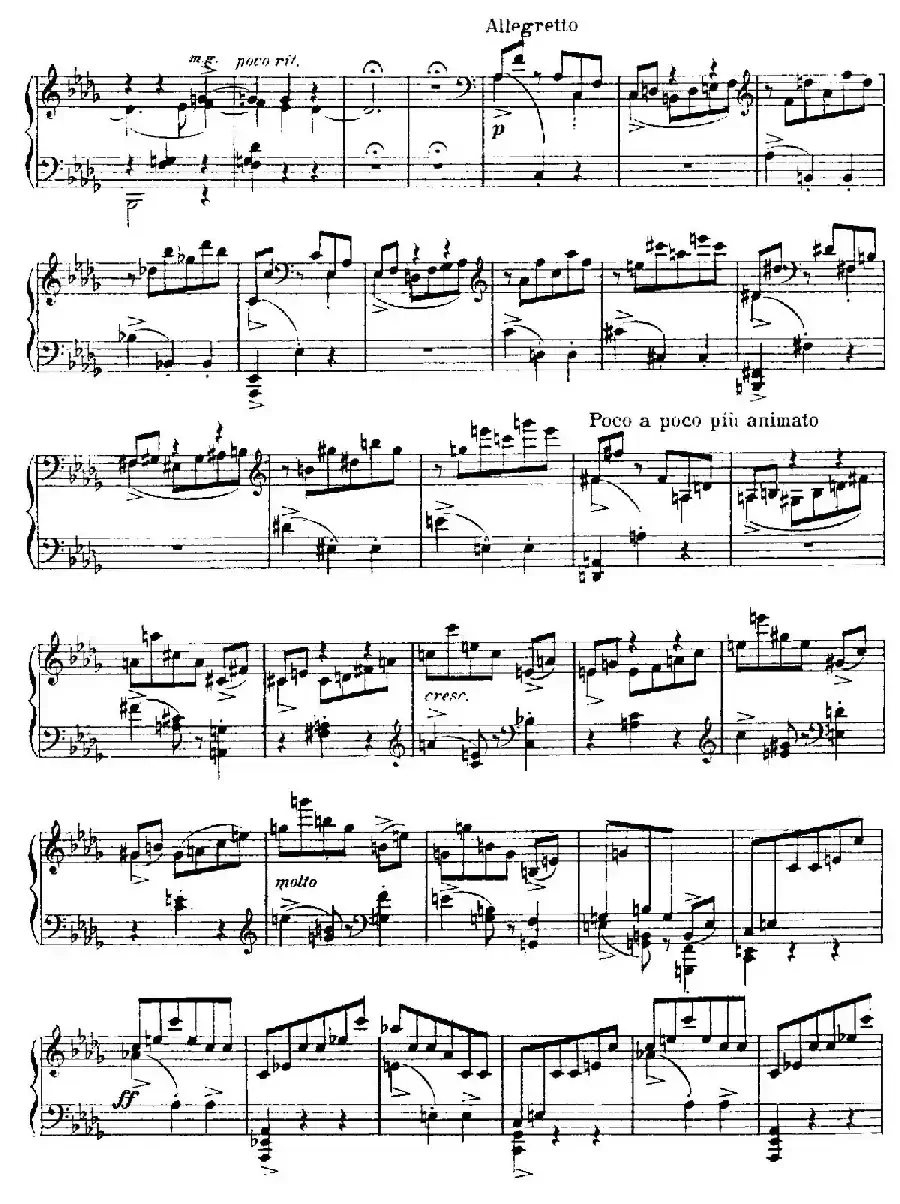 4 Valses Caprice(4首随想圆舞曲)(Op.38 No. 2 in D-flat)