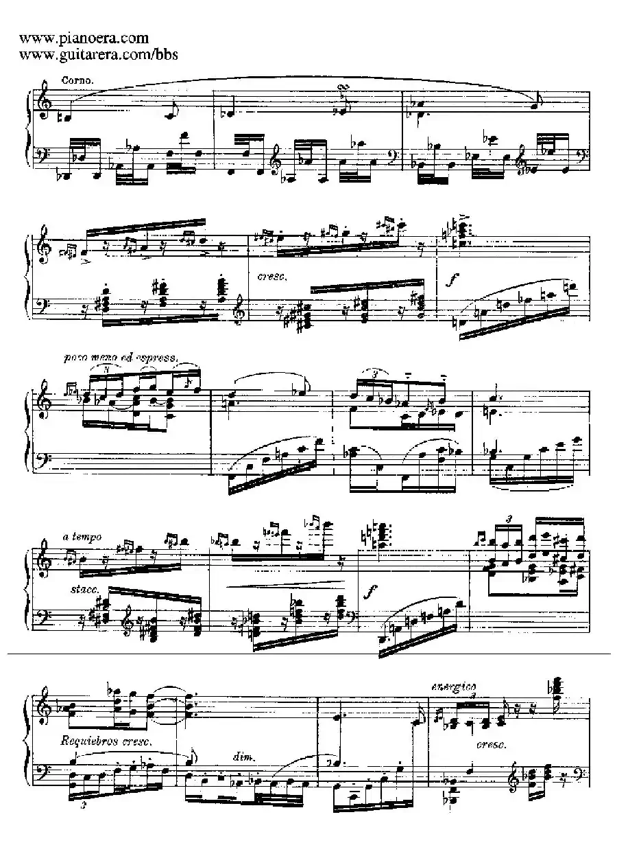 Goyescas(戈雅之画)(6. 幽灵的小夜曲 Serenata Del Espectro)