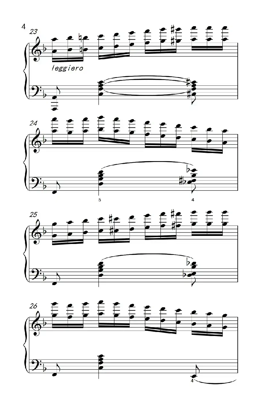 莫什科夫斯基 钢琴练习曲(第九首)