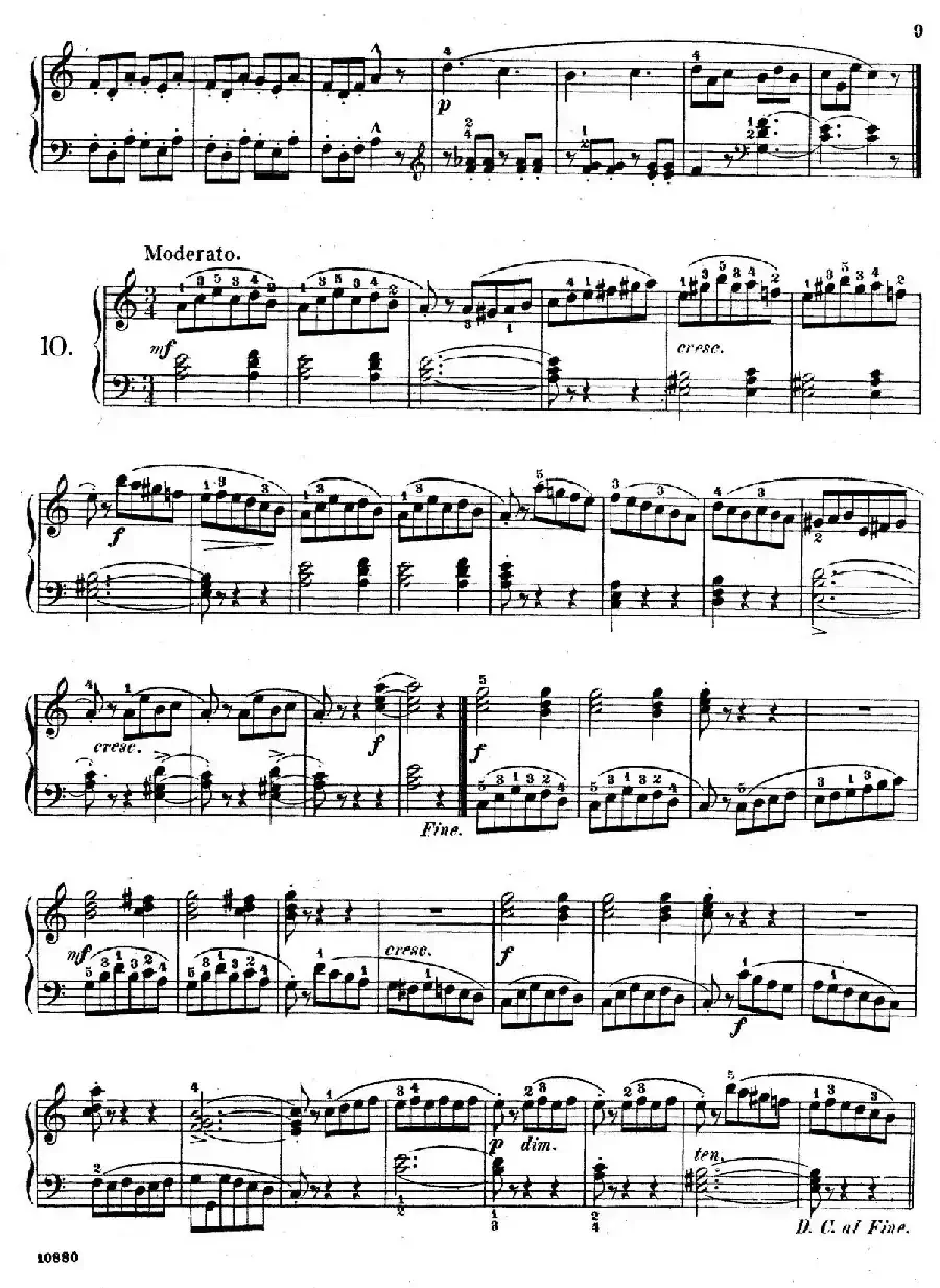 Etudes Enfantines Op.37(儿童钢琴练习曲 第7——10首)